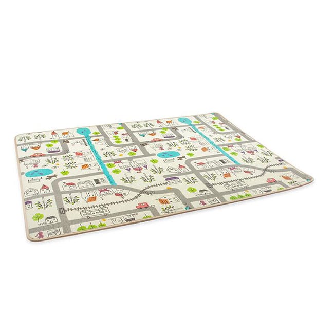 EVA Foam Play Mat Streets & Wood 10mm – 150 x 200 cm