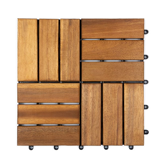 wood deck tile acacia terrace balcony