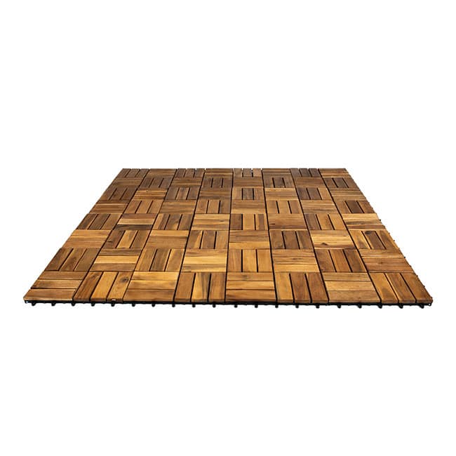 wood deck tile acacia terrace balcony