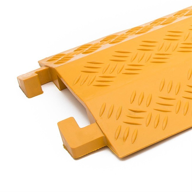 PVC Drop Over Cable Cover 1 Channel – Yellow